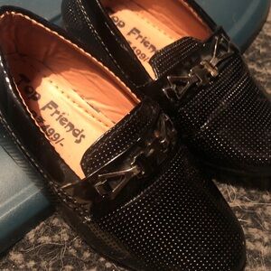 Toddler Black Loafers
